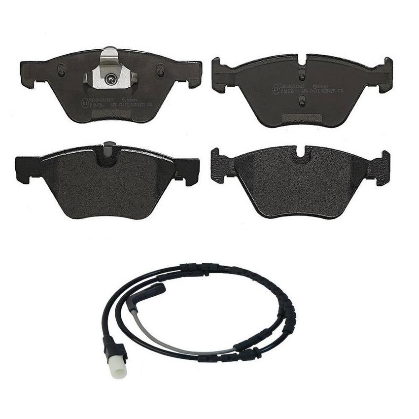 Brembo BMW Brakes Kit - Pads Front (Low-Met) (with Sensor) 34116797859 - Brembo 2262473KIT